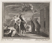 KG 12765
<br/>
De vier jaargetijden: Lente.
<br/>
<em>Picart, Bernard (1673-1733) - attr.</em>